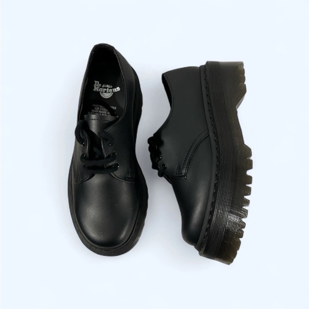 NEW Dr. Martens 8053 Quad
Vegan Leather Platform Oxfords Black Woman 6 UK4 EU37